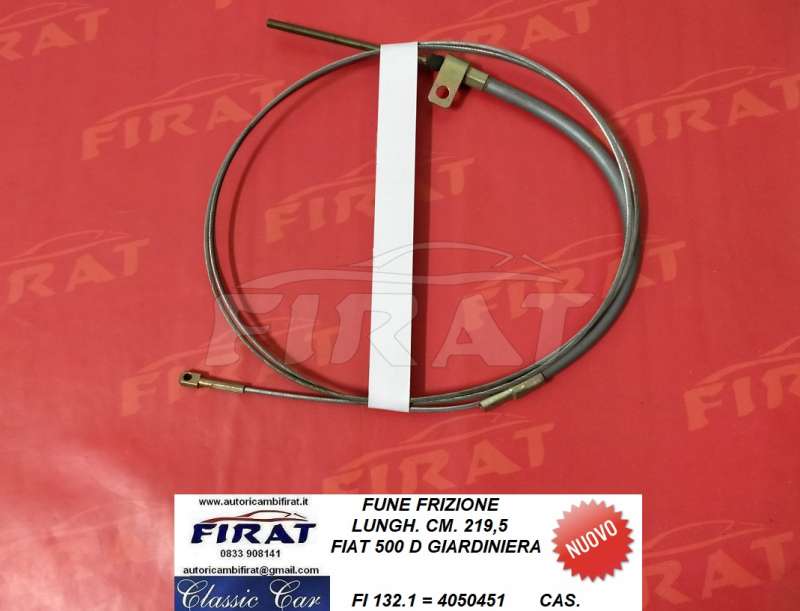 FUNE FRIZIONE FIAT 500 D GIARDINIERA (132.1)